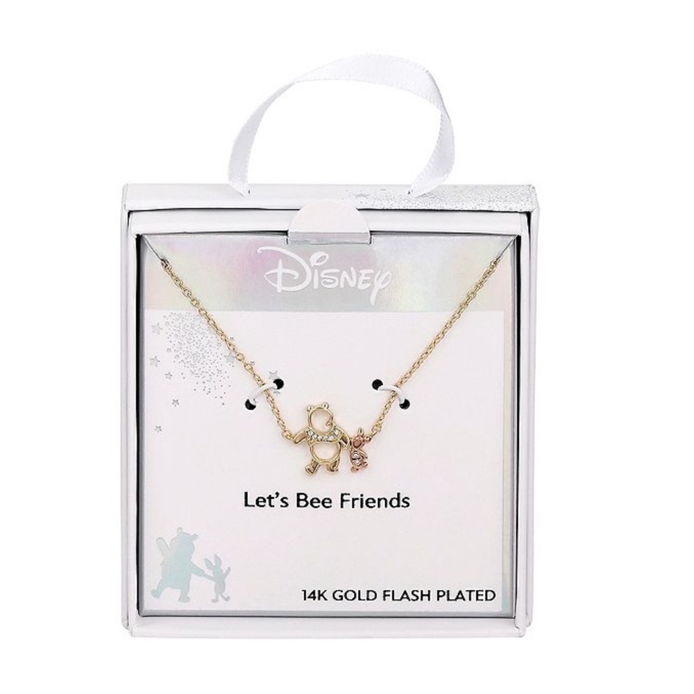 🆕 Disney's Winnie the Pooh Piglet
14K Gold Flash Plated Cubic Zirconia Necklace